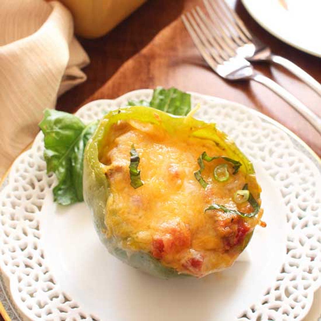Stuffed Peppers (no rice)