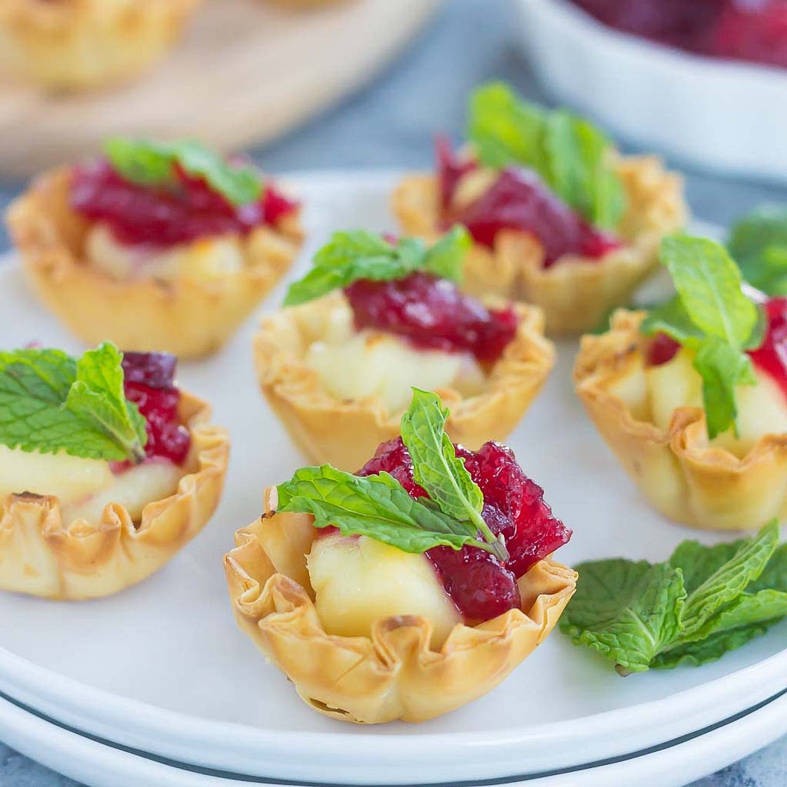 Cranberry Brie Bites