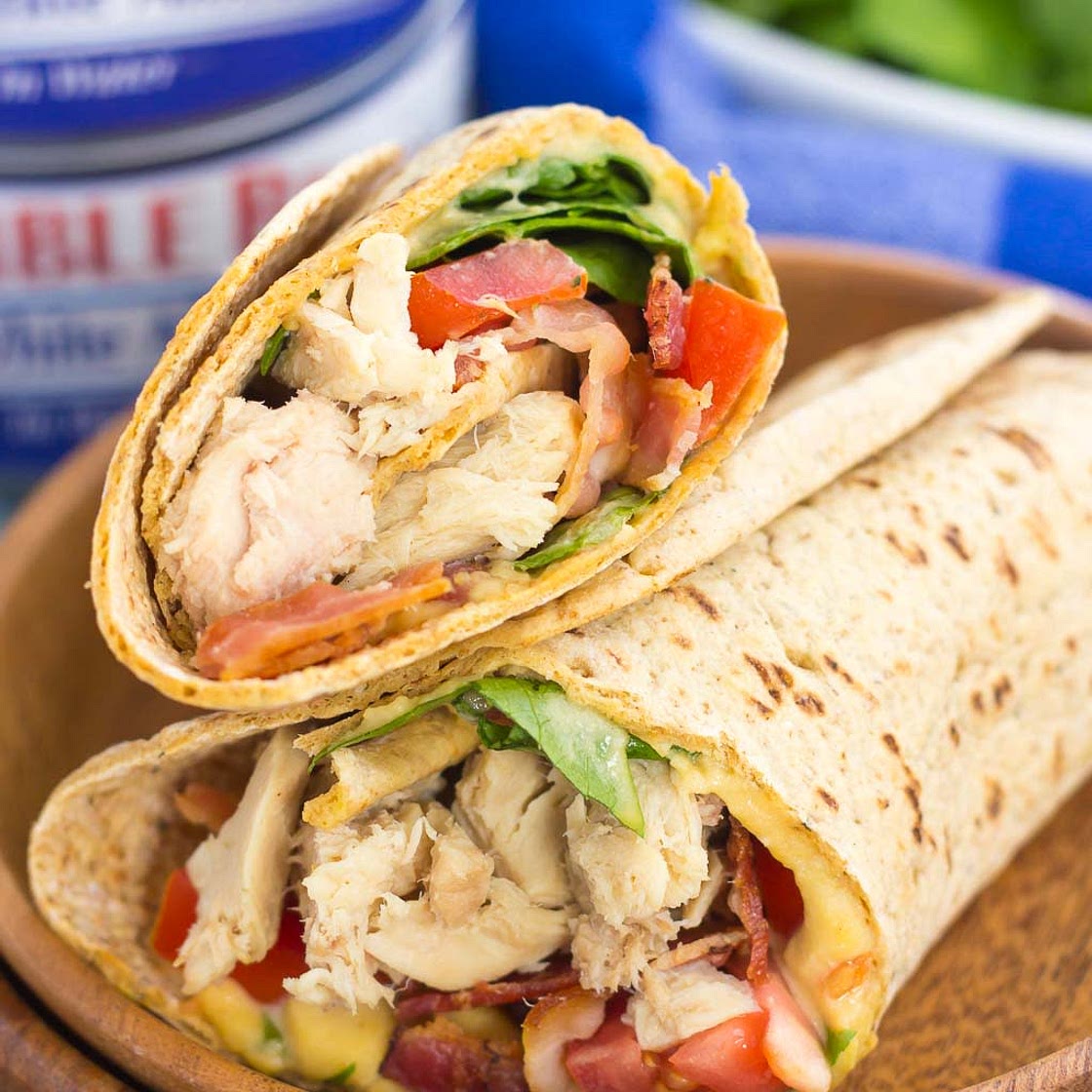 TUNA SPINACH WRAP