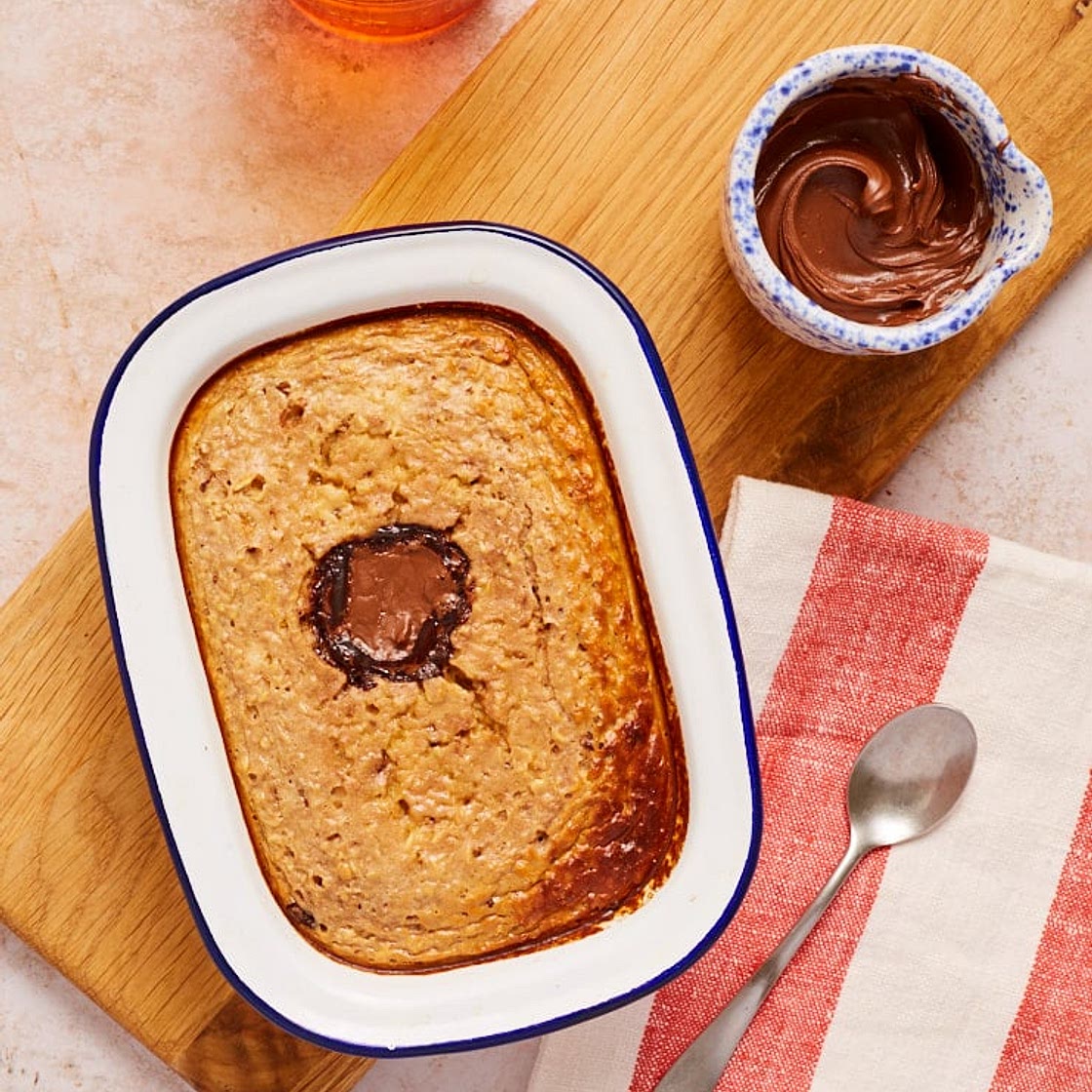 Nutella Baked Oats | Slimming & Weight Watchers Friendly