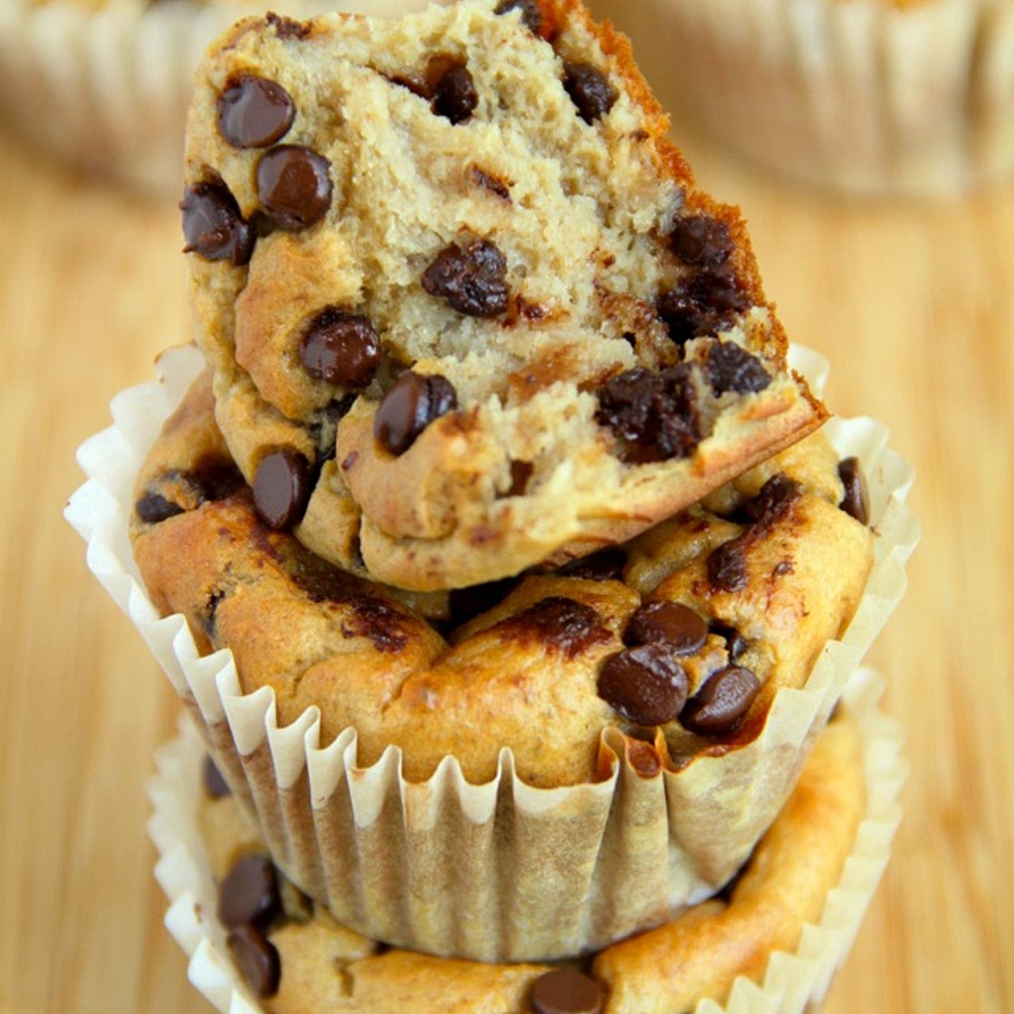 Banana Oat Greek Yogurt Blender Muffins