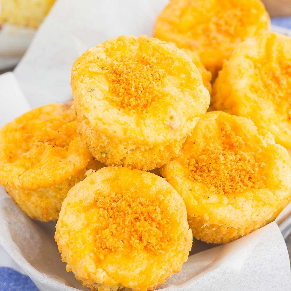 CHEESY CORNBREAD MUFFINS