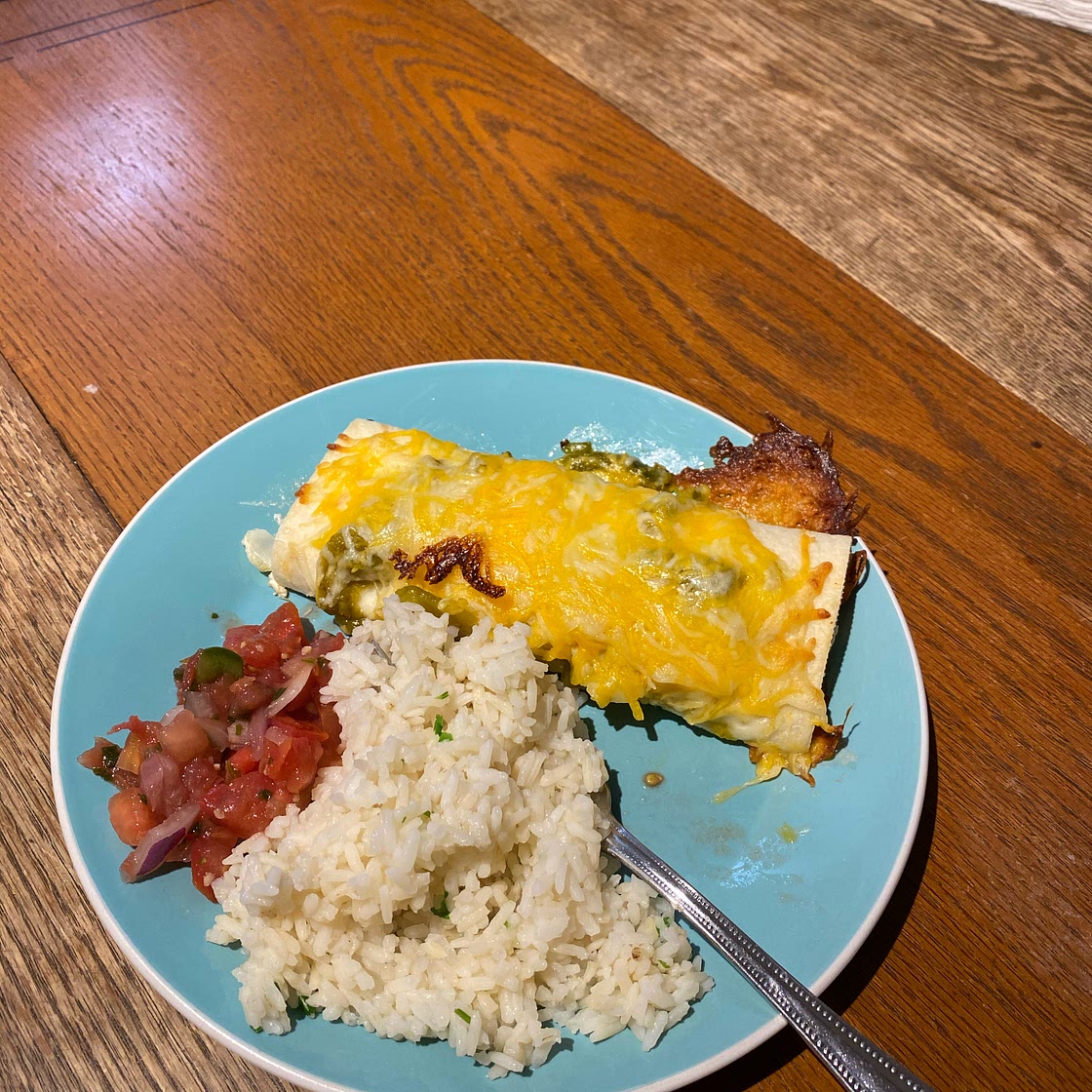 Enchanted Sour Cream Chicken Enchiladas