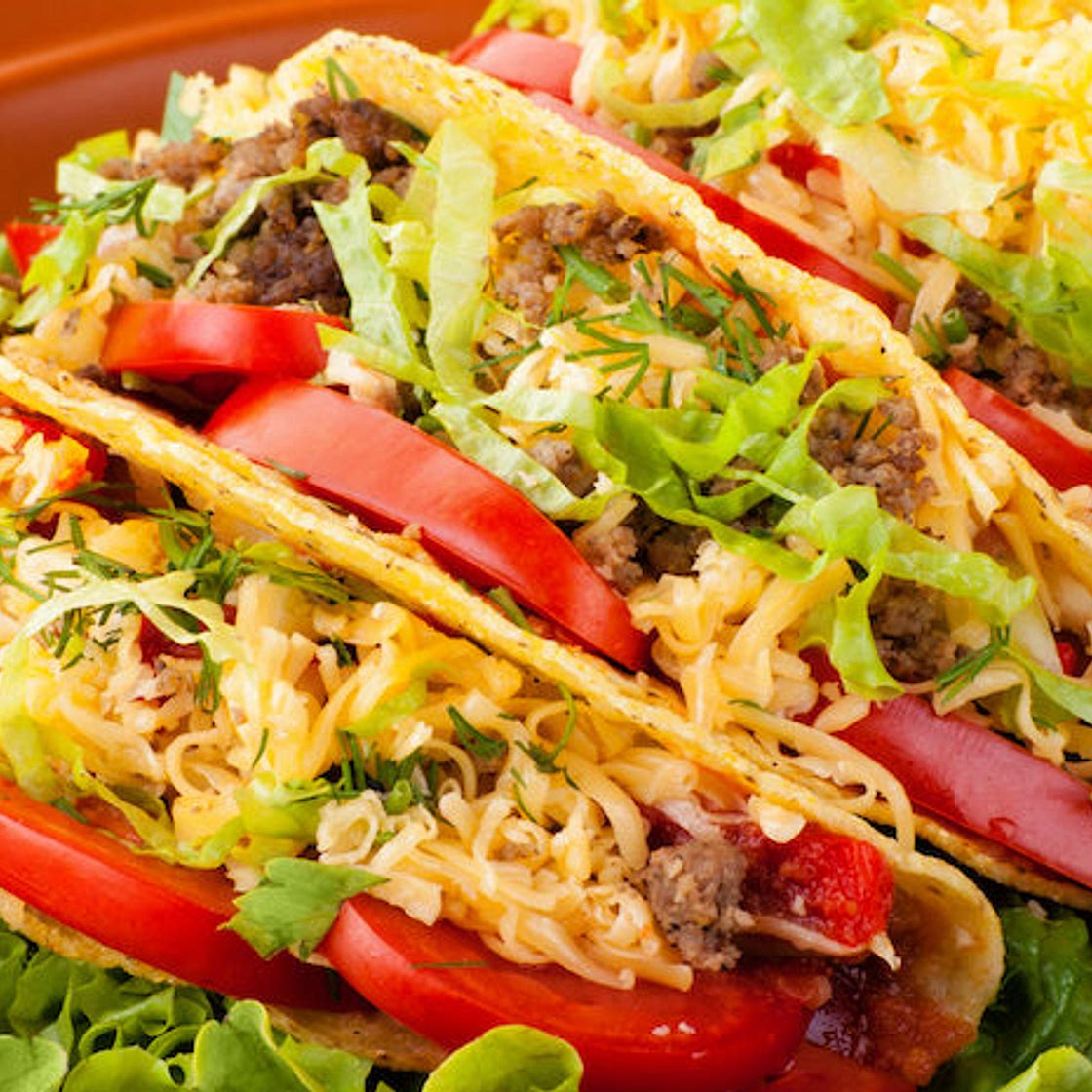 Tacos de carne picada