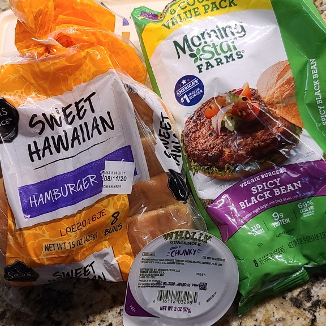 Quick Avocado Black Bean Burger