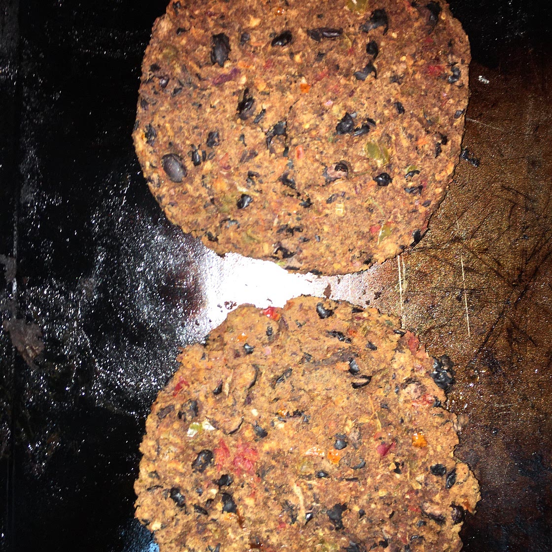 Homemade Black Bean Veggie Burgers