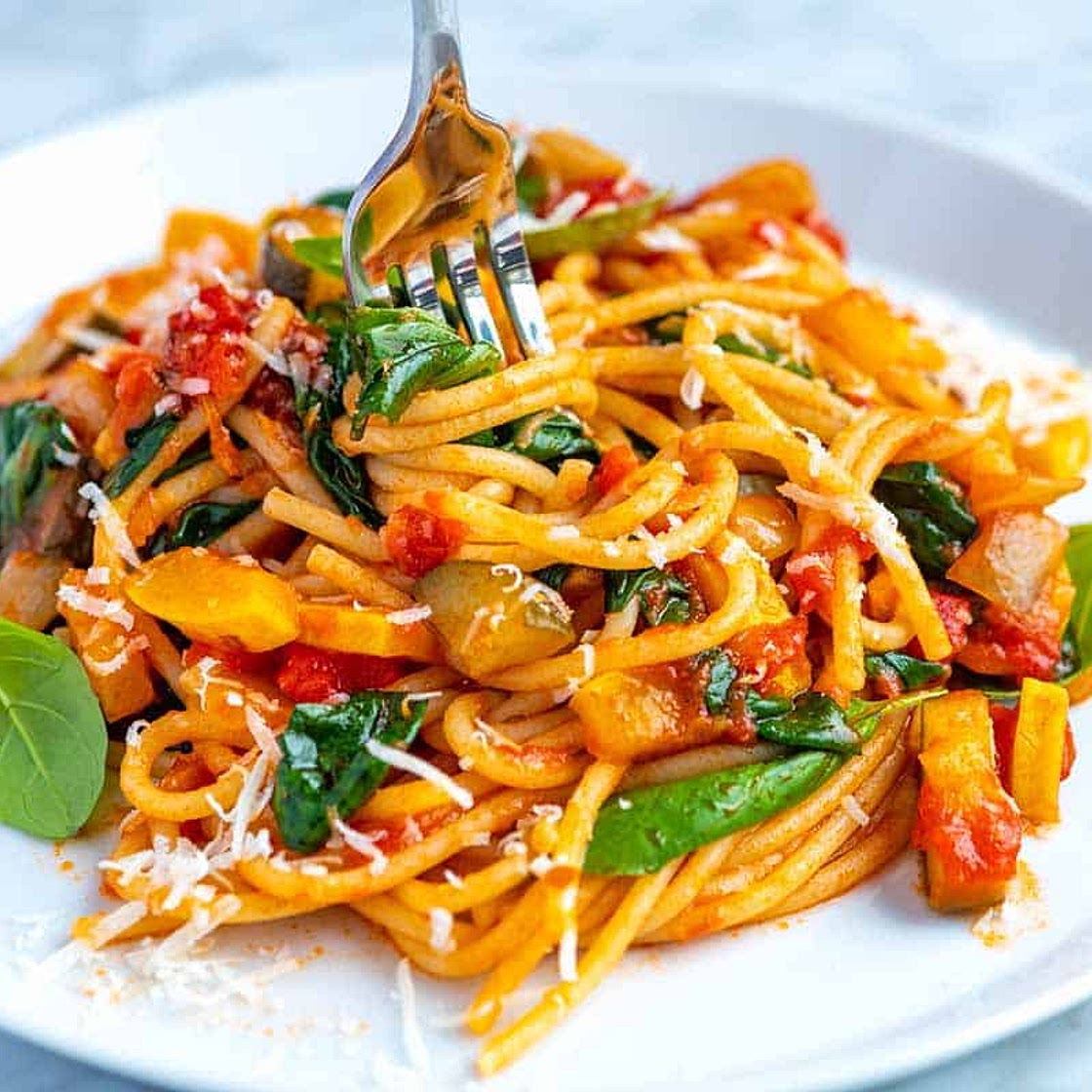 Easy Veggie Spaghetti
