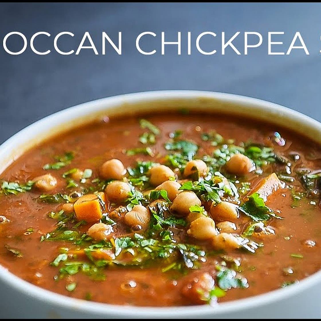 VEGAN MOROCCAN INSPIRED CHICKPEA STEW RECIPE | EASY ONE POT MEAL!