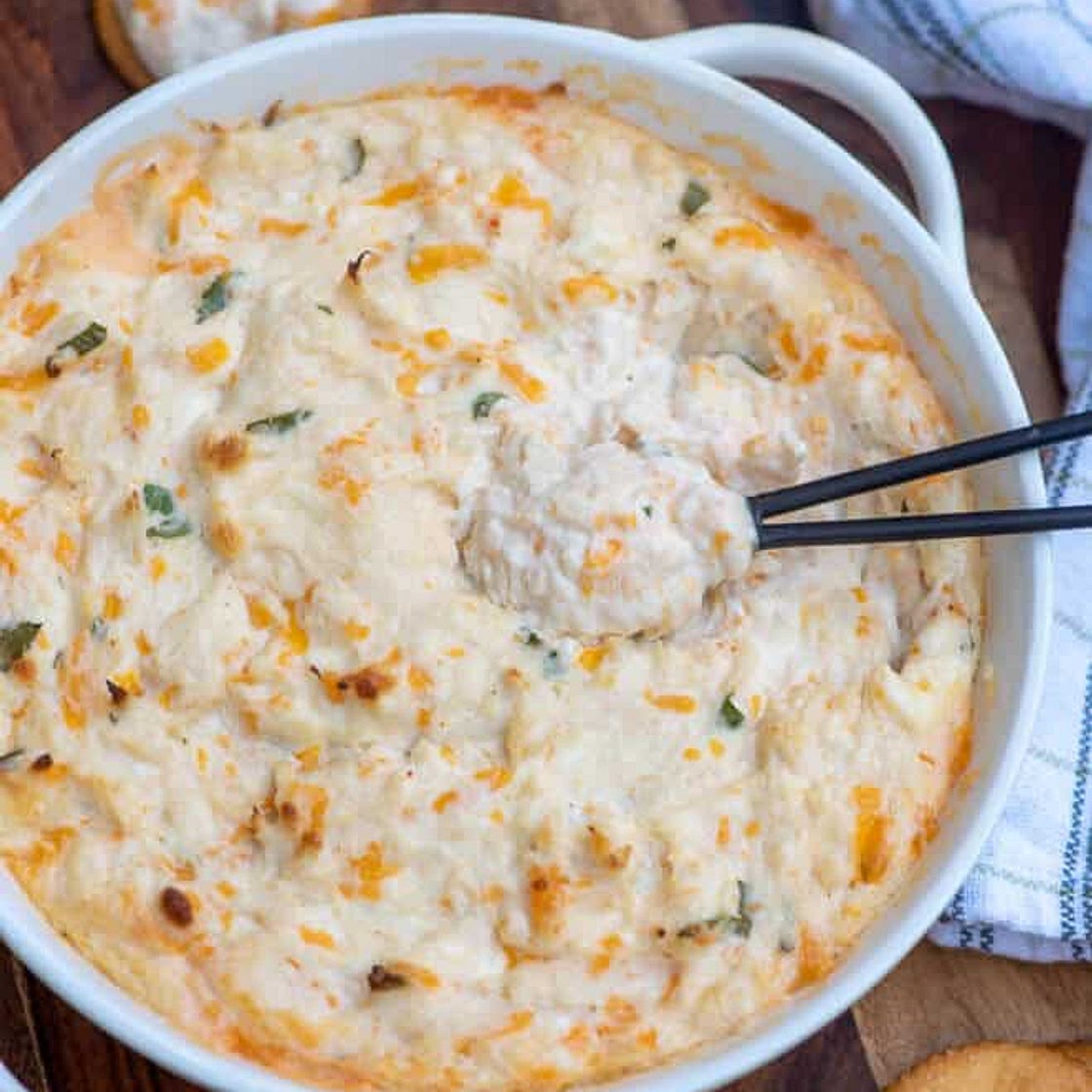 Cheesy Hot Crab Dip