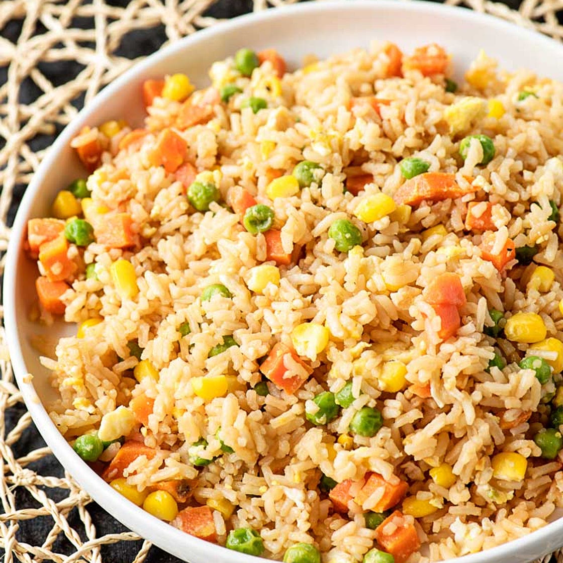 10 Minute Simple Egg Fried Rice