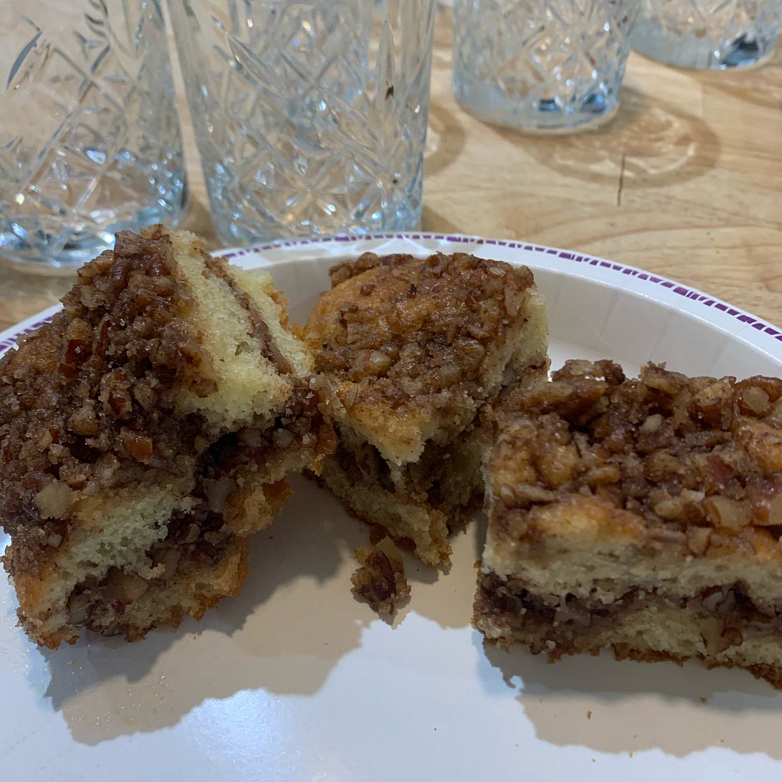 Pecan Sour Cream Coffee Cake