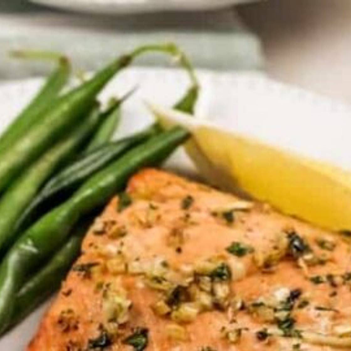Air Fryer Garlic Butter Salmon