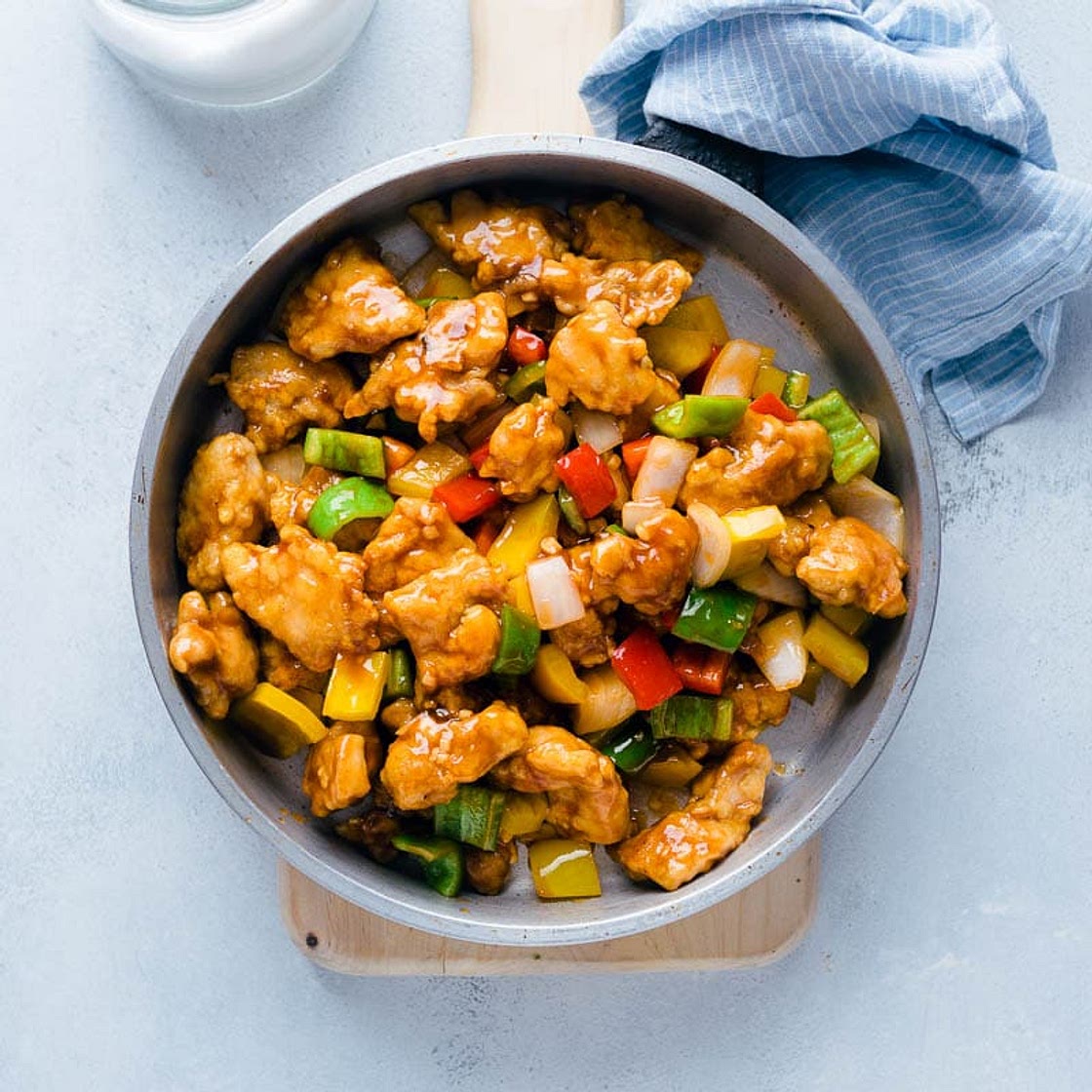 Sweet and Sour Chicken (Without Deep-Frying)