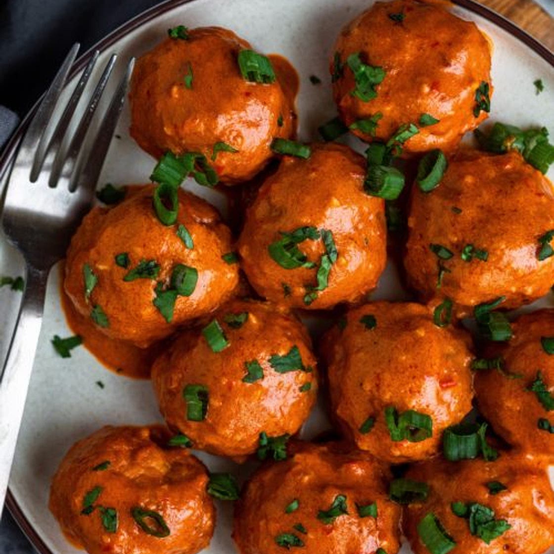 Harissa Chicken Meatballs