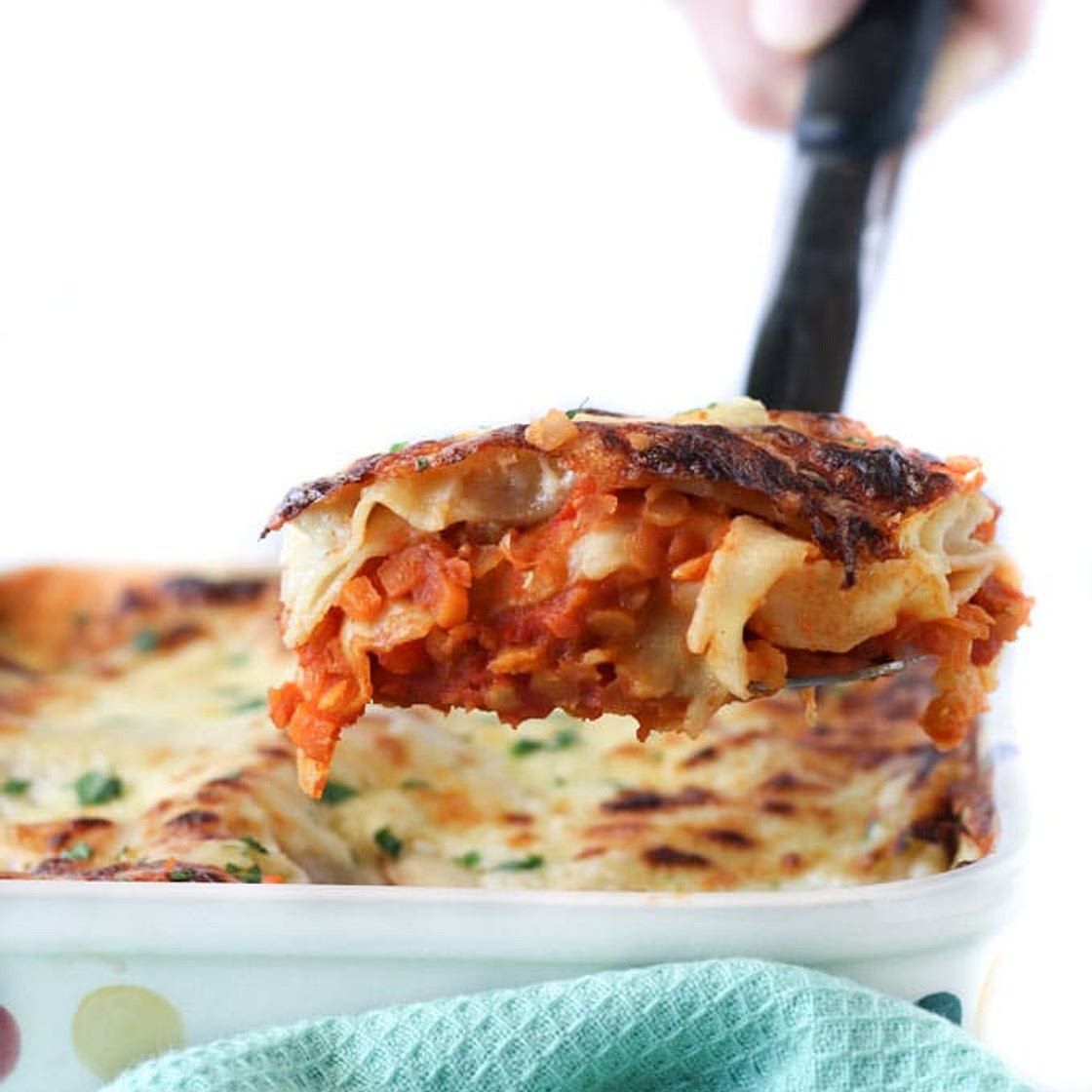Red Lentil Lasagne