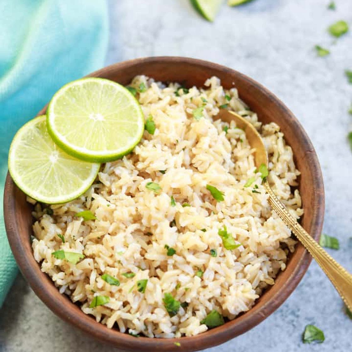 Instant Pot Cilantro Lime Brown Rice