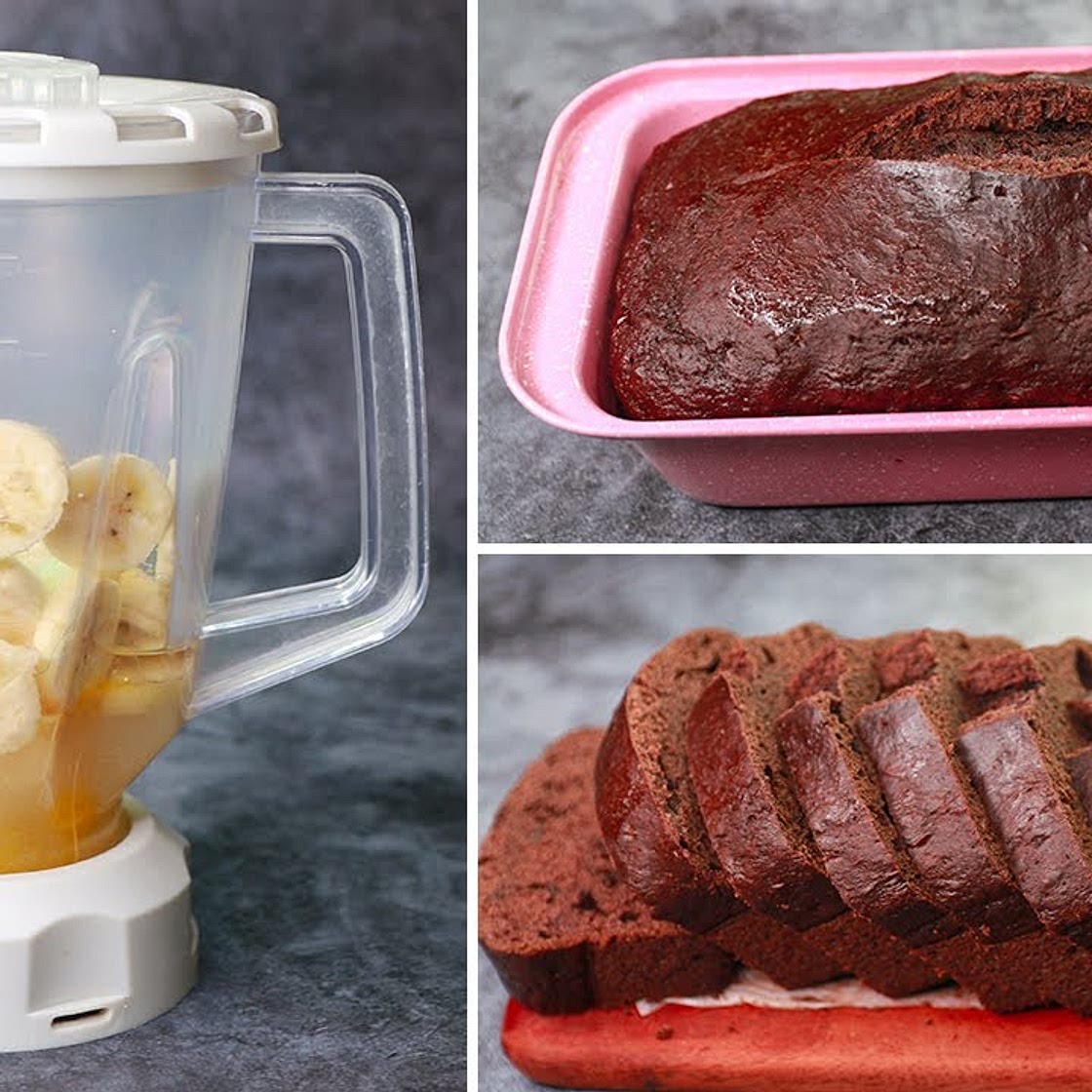 Chocolate Banana Cake In Blender | Chocolate Banana Tea Time Cake Without Oven | Yummy
