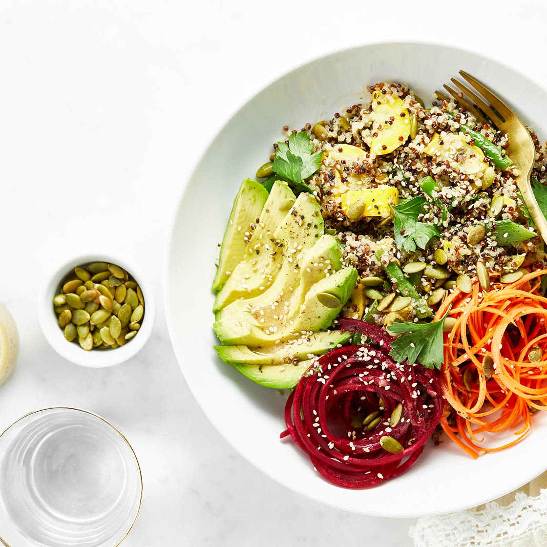 Summer Glow Buddha Bowl with House Vinaigrette