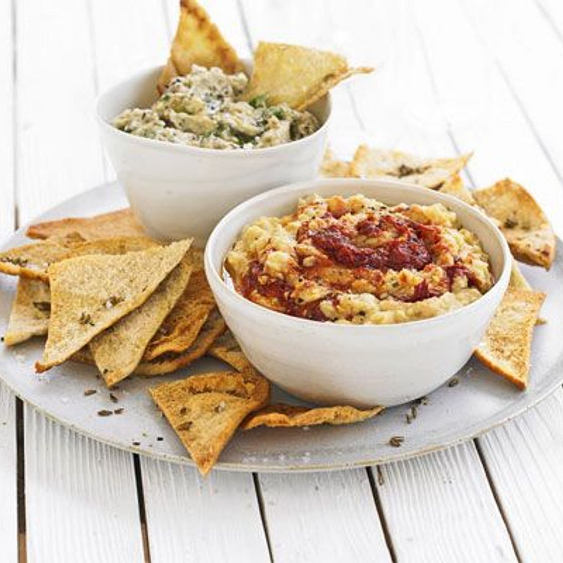 Harissa-spiked hummus