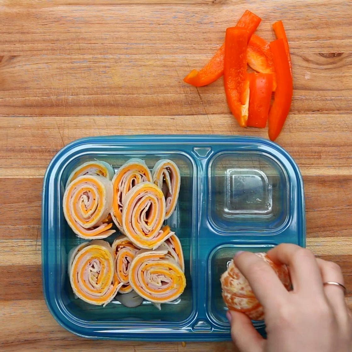 Turkey & Cheese Pinwheels Recipe by Tasty