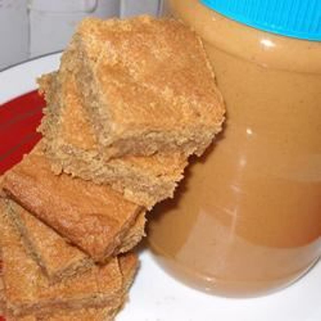 Chewy Peanut Butter Brownies