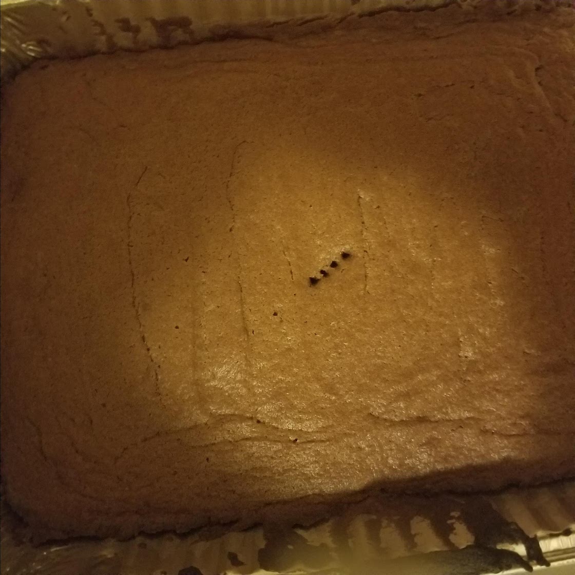 Chewy Peanut Butter Brownies