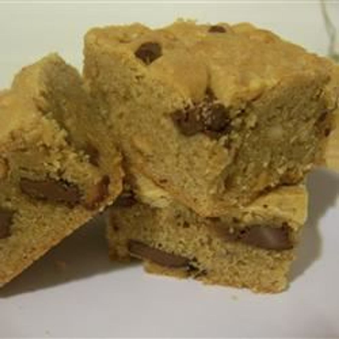 Chewy Peanut Butter Brownies