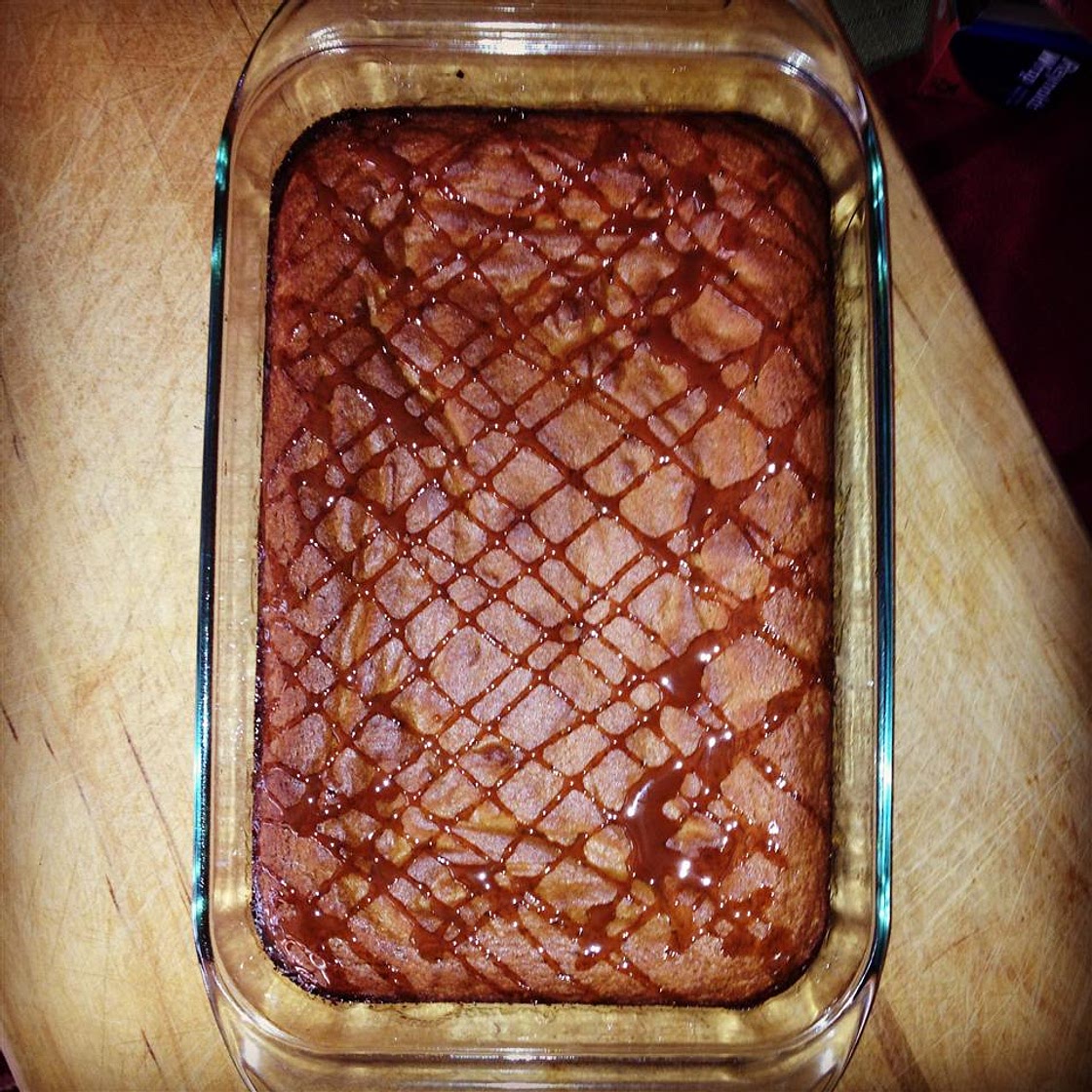 Chewy Peanut Butter Brownies