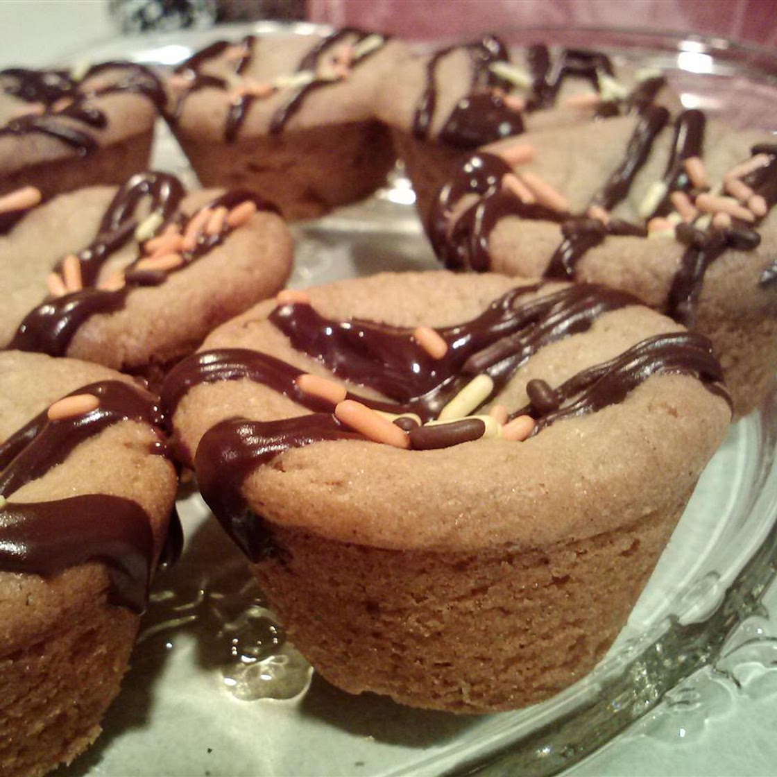 Chewy Peanut Butter Brownies