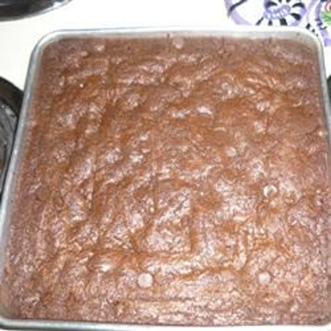 Chewy Peanut Butter Brownies