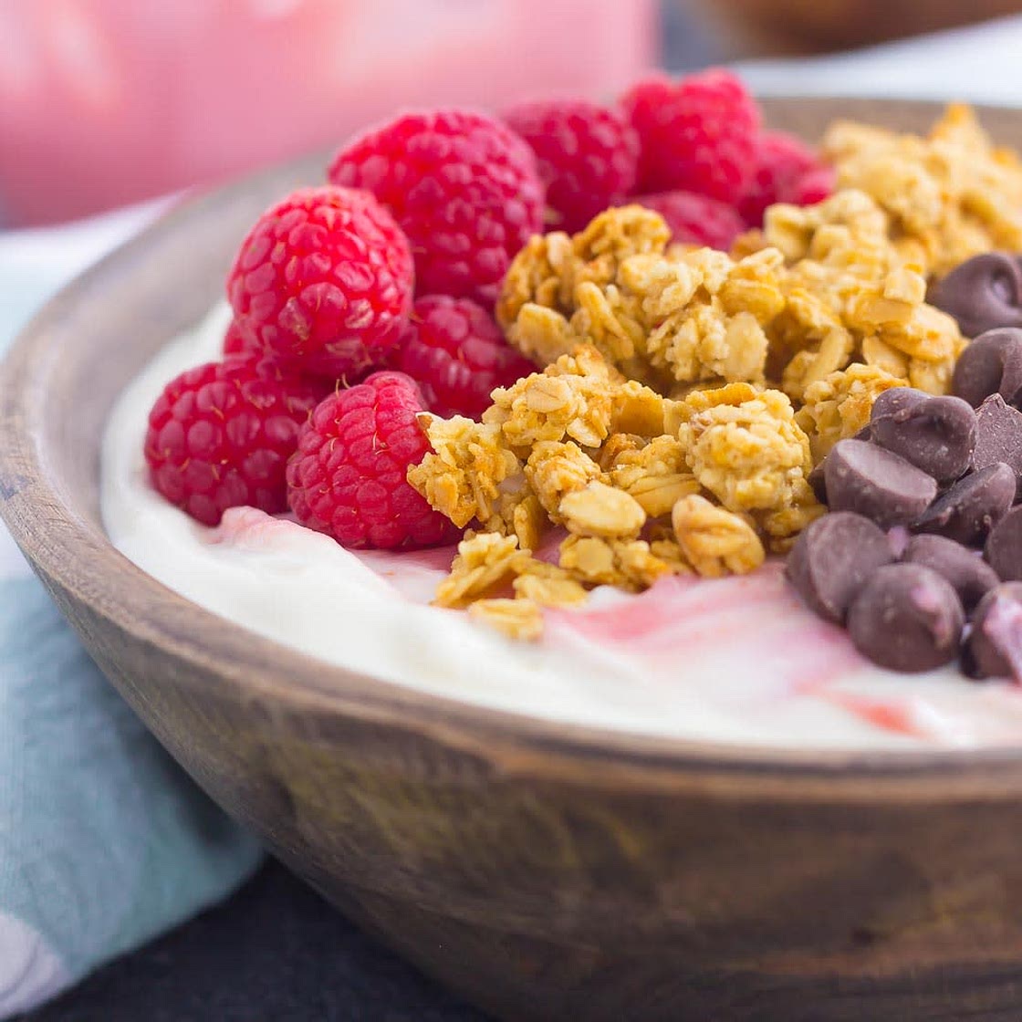 RASPBERRY GRAPEFRUIT YOGURT BOWL