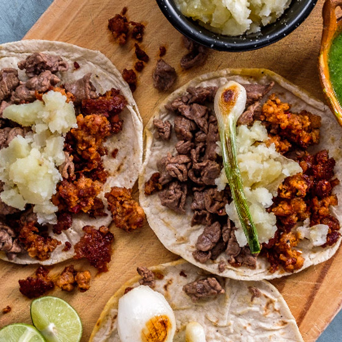 Tacos campechanos