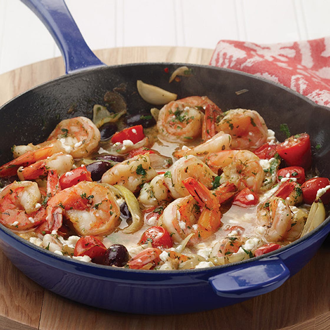 Shrimp Saganaki