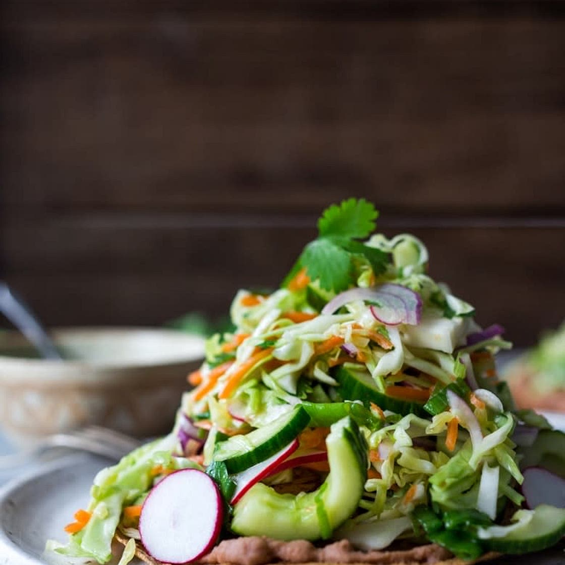 Vegan Tlayudas 
