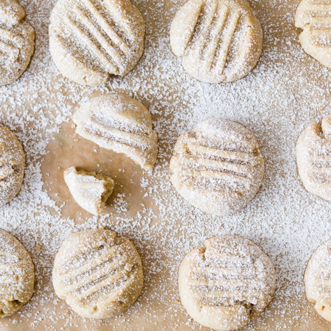 Vegan shortbread cookies