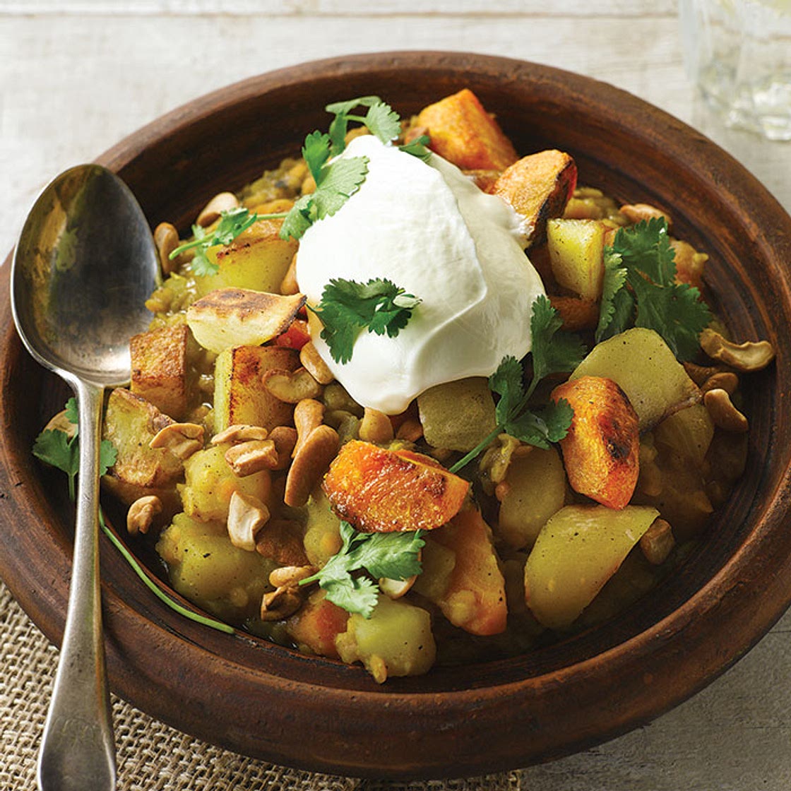 Root Vegetable & Toasted Cashew Curry