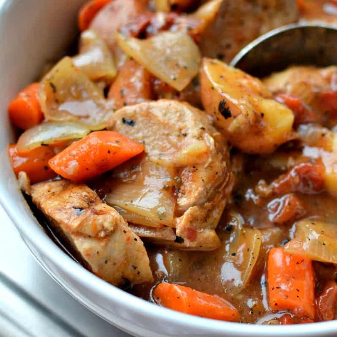 Roasted Pork Tenderloin and Vegetables