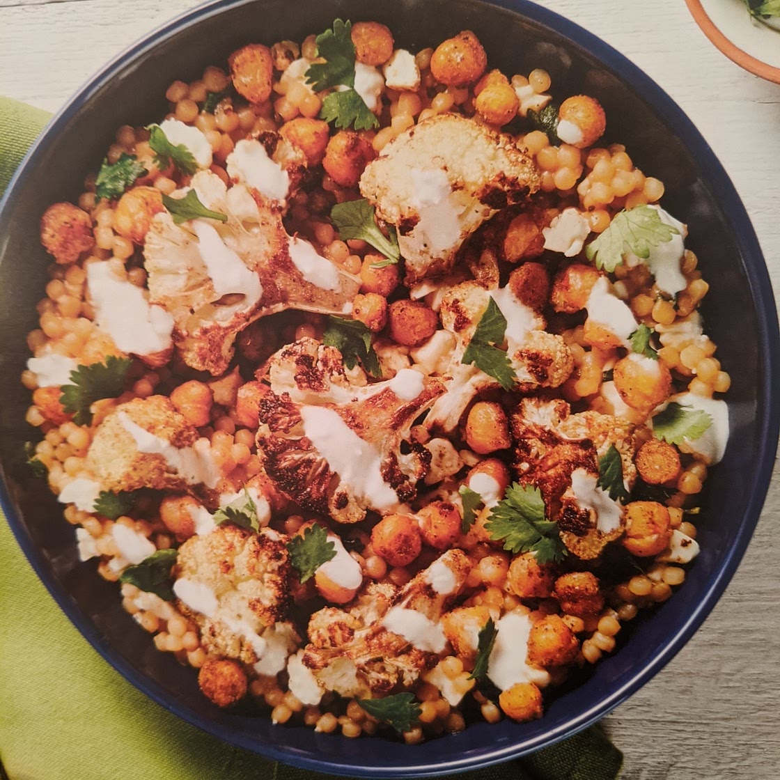 Turkish Chickpea and Cauliflower Bowls
