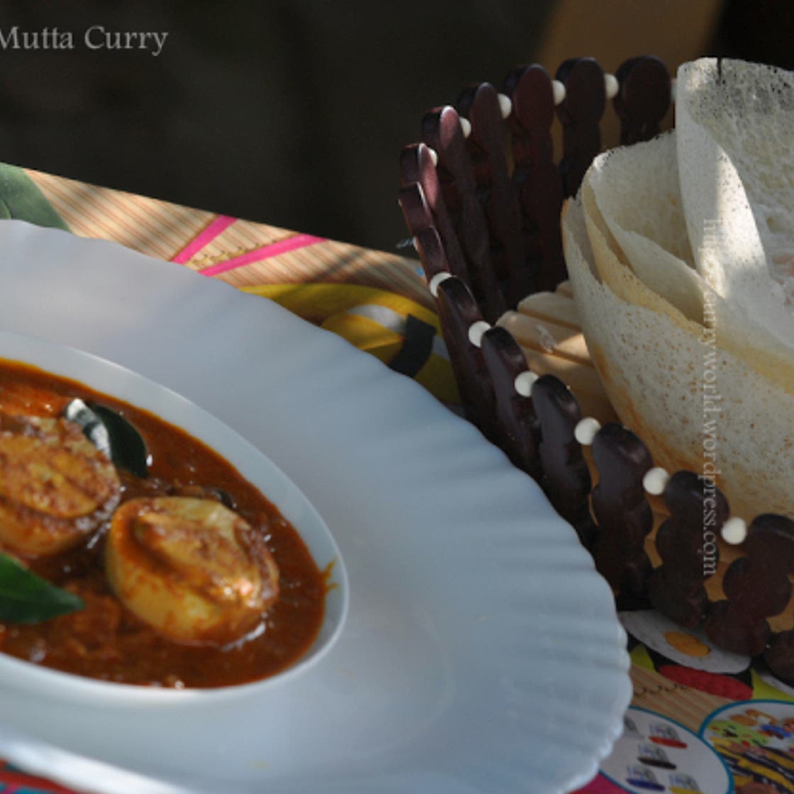 Palappam & Egg Curry
