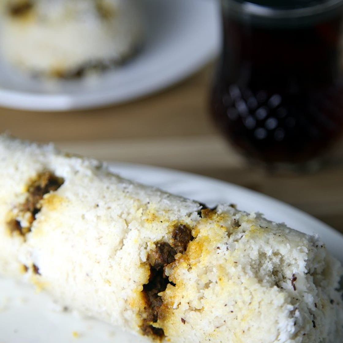 Malabar Erachi Puttu - Minced Meat Puttu