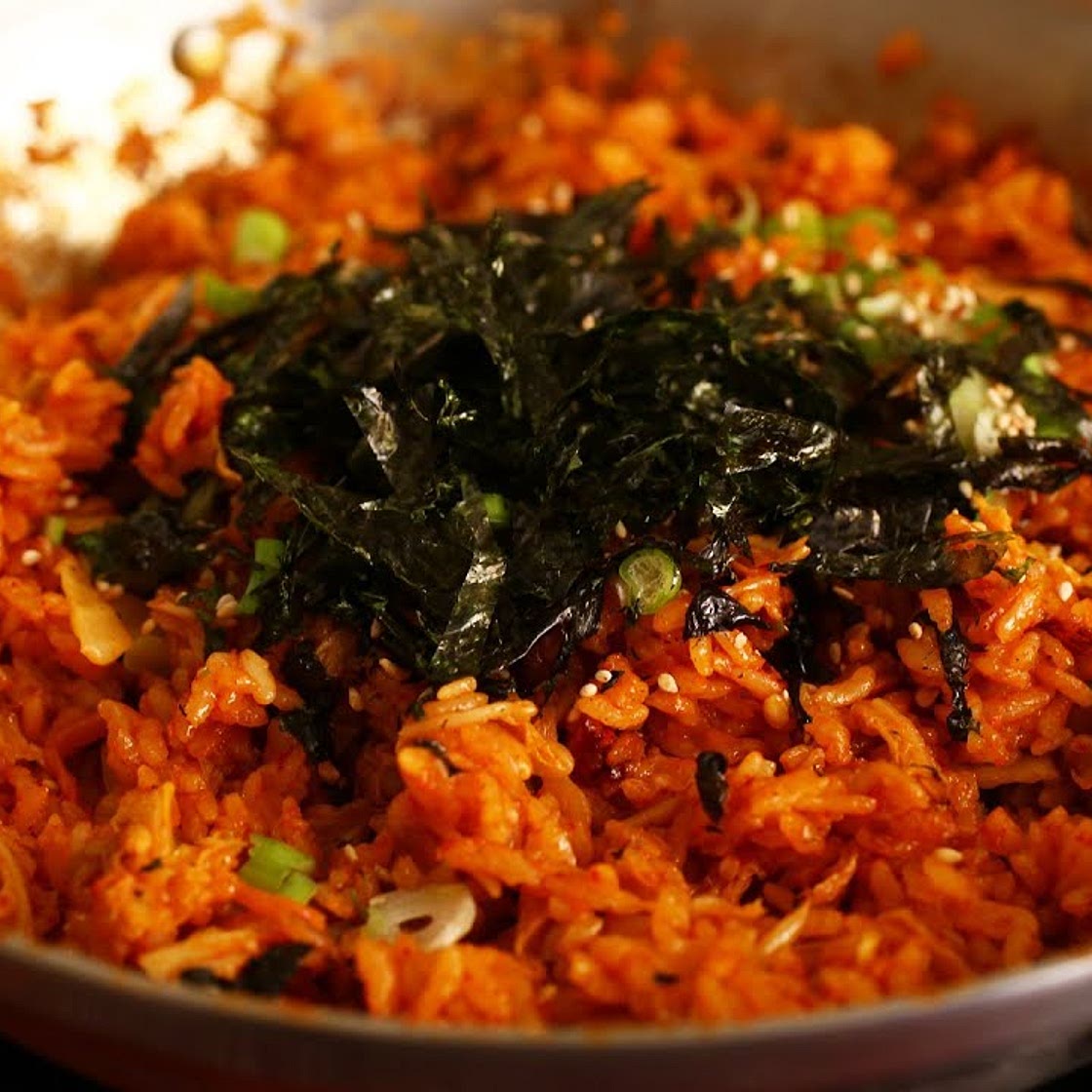 Kimchi fried rice (Kimchi-bokkeumbap)