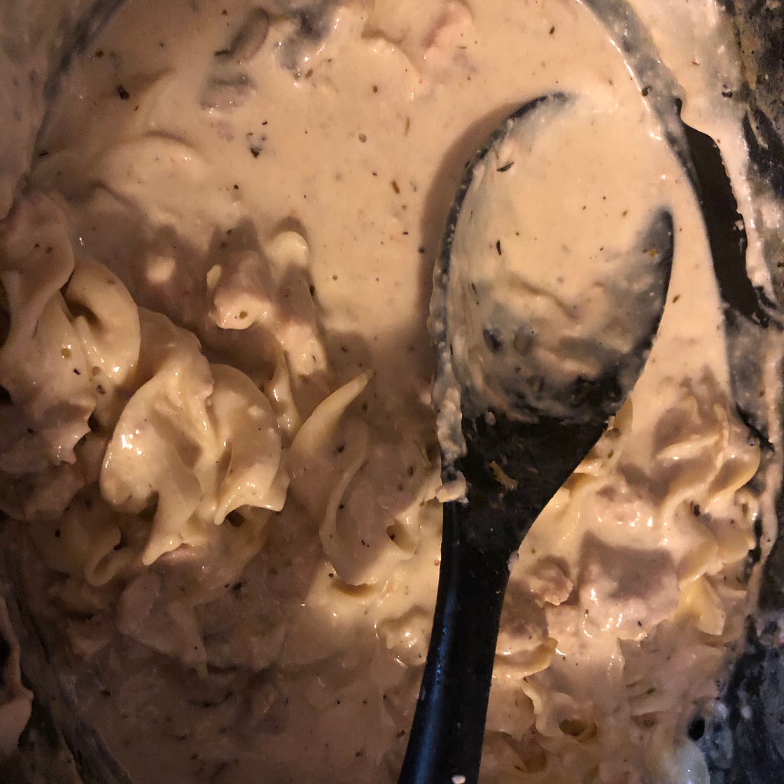 Slow Cooker Chicken Stroganoff