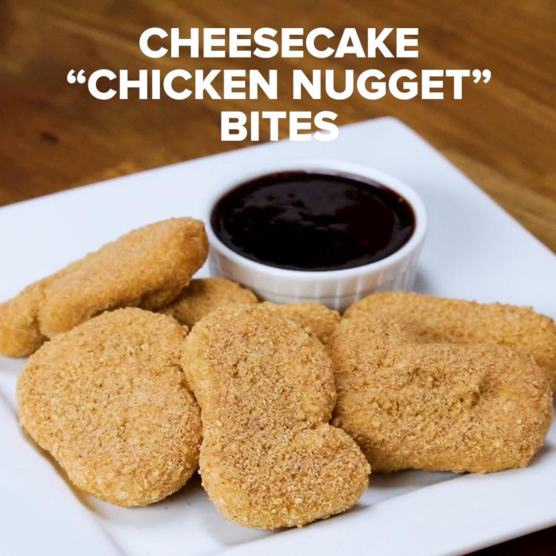 Cheesecake “Chicken Nugget” Bites Recipe by Tasty