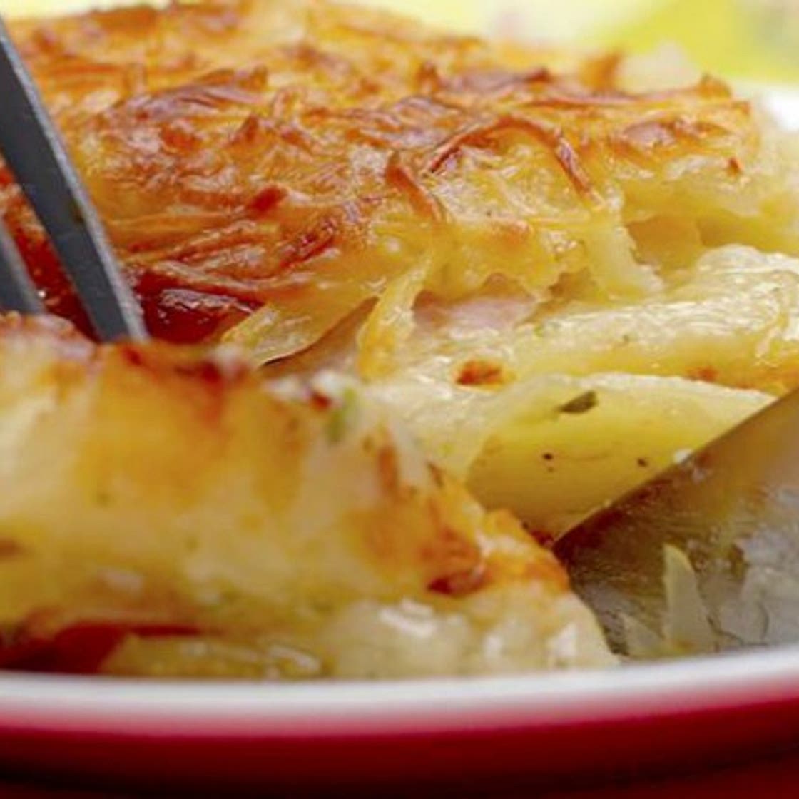 Pastel de patata y jamón