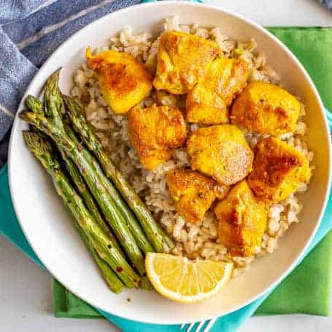 Easy turmeric chicken