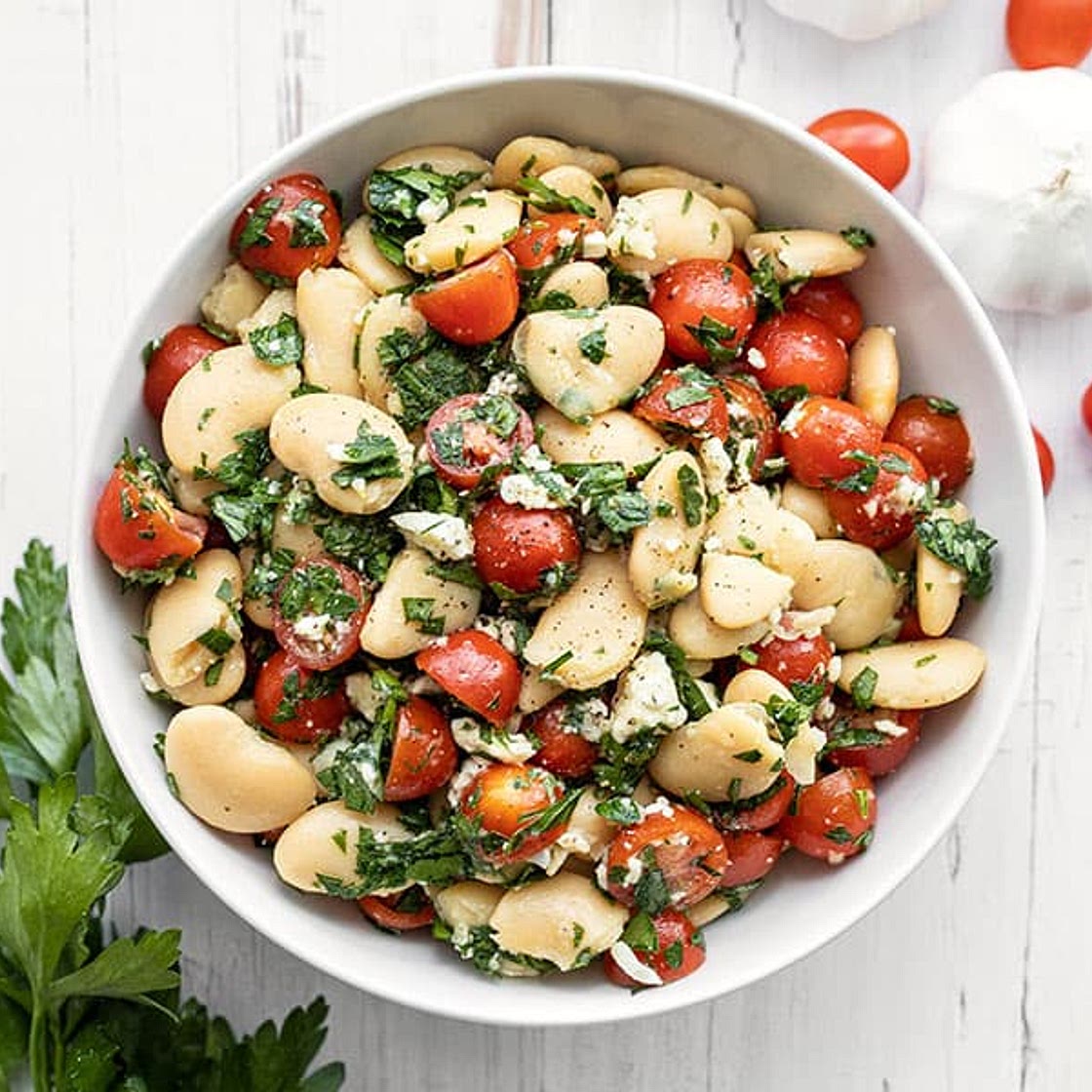 Mediterranean White Bean Salad