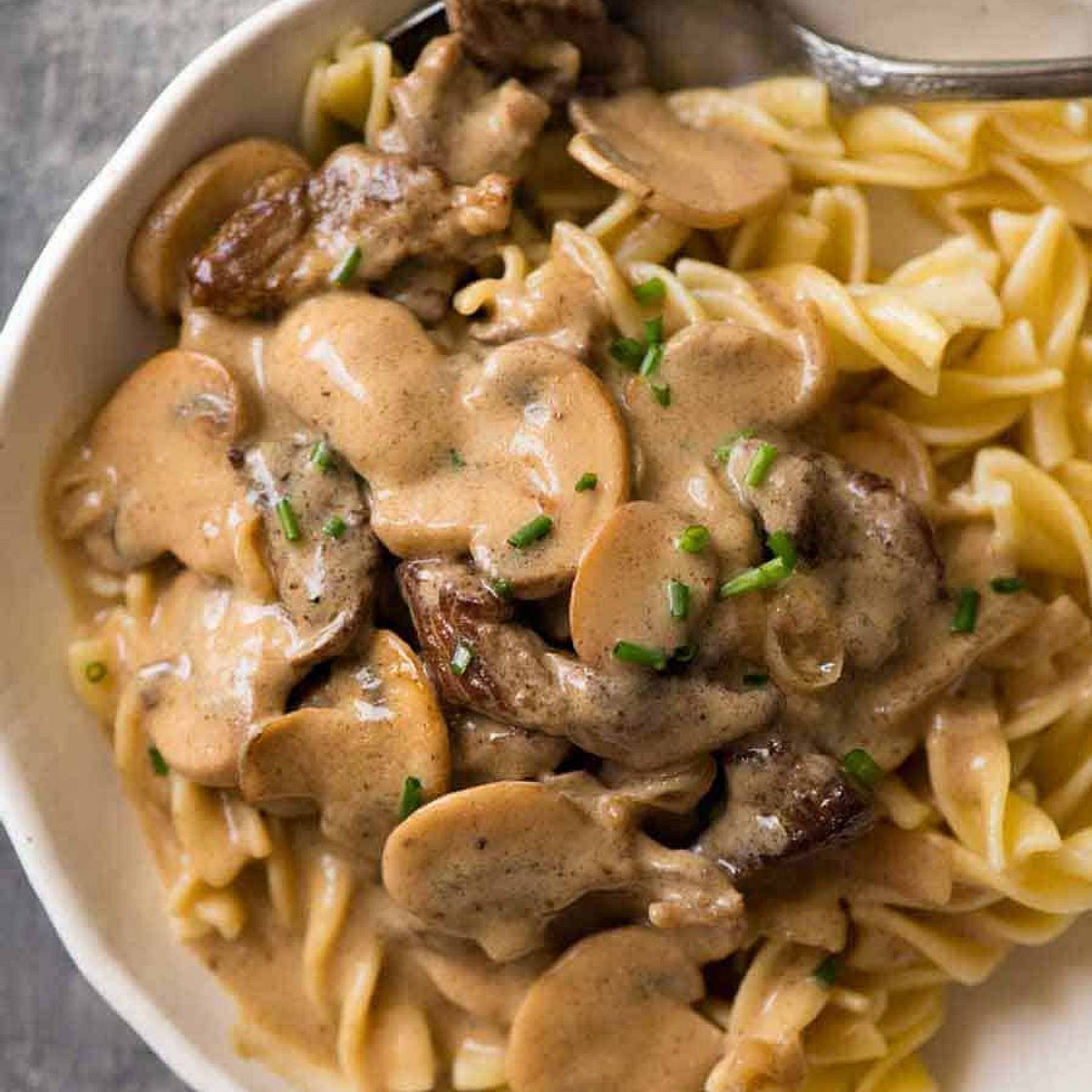 Beef Stroganoff