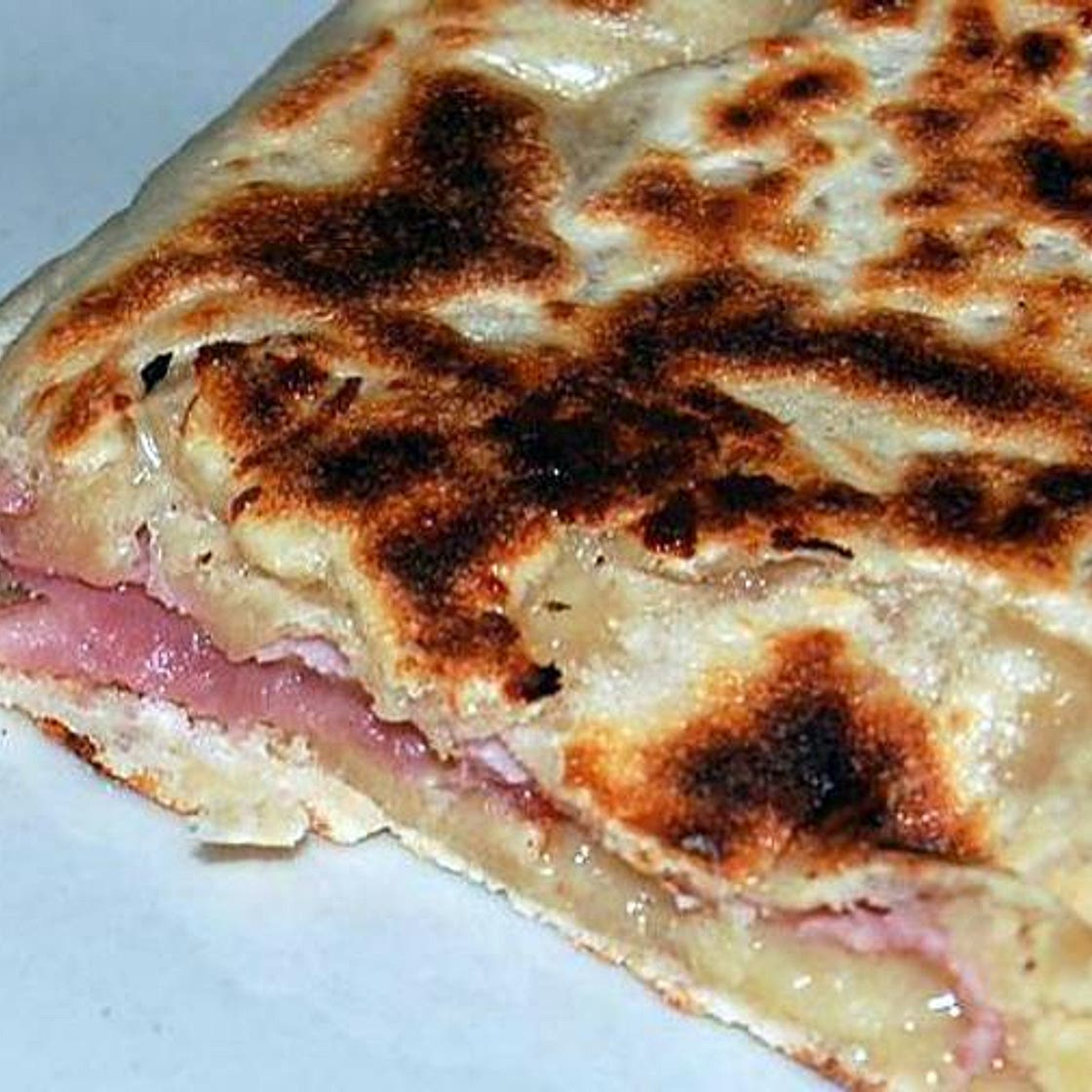 Un repas de dimanche soir: Naans croque monsieur faciles, rapides et excellents (6pts ww)!!!