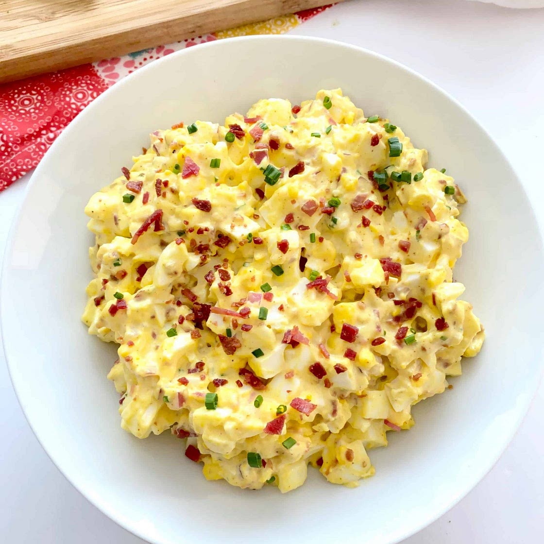 KETO DEVILED EGG SALAD