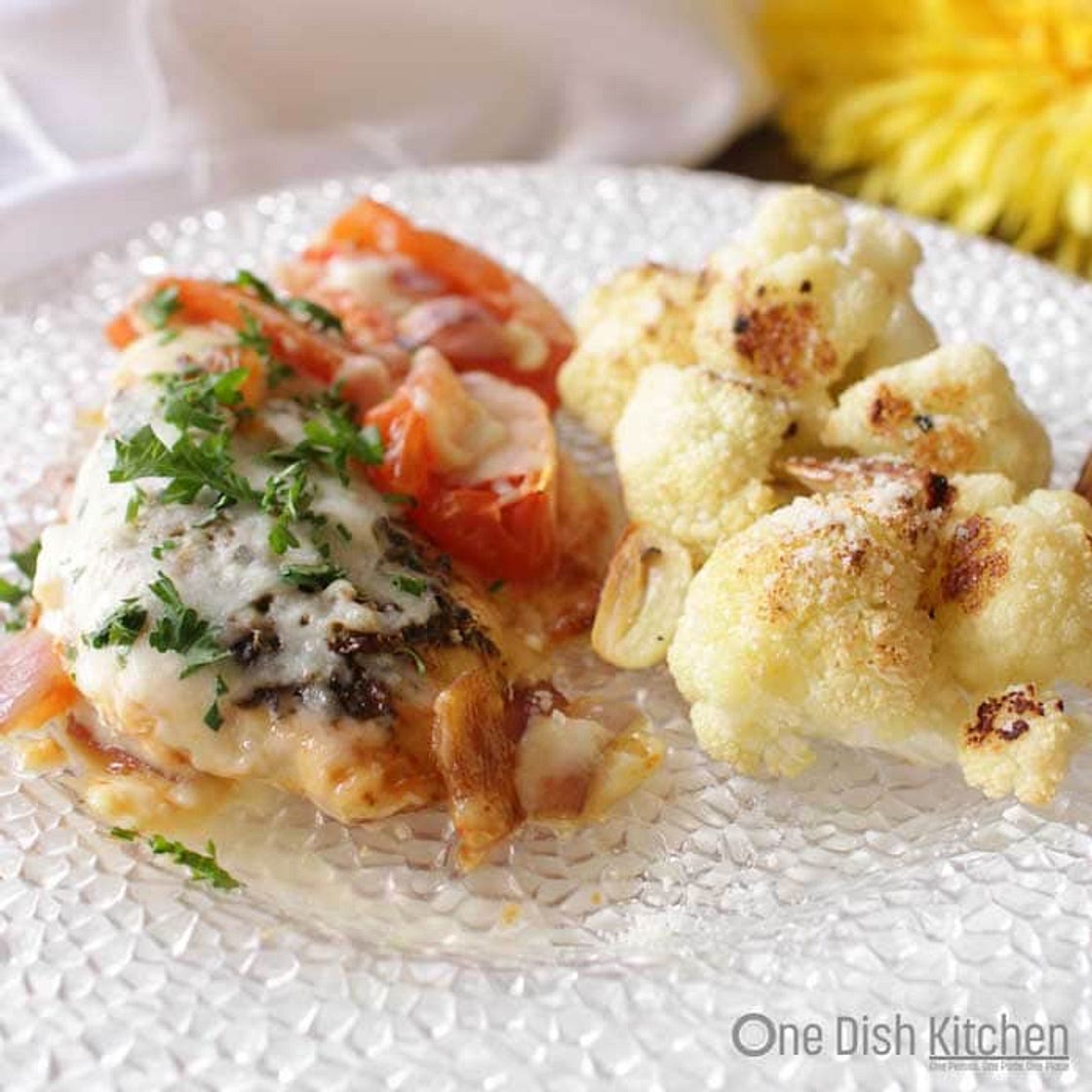 Chicken Caprese For One
